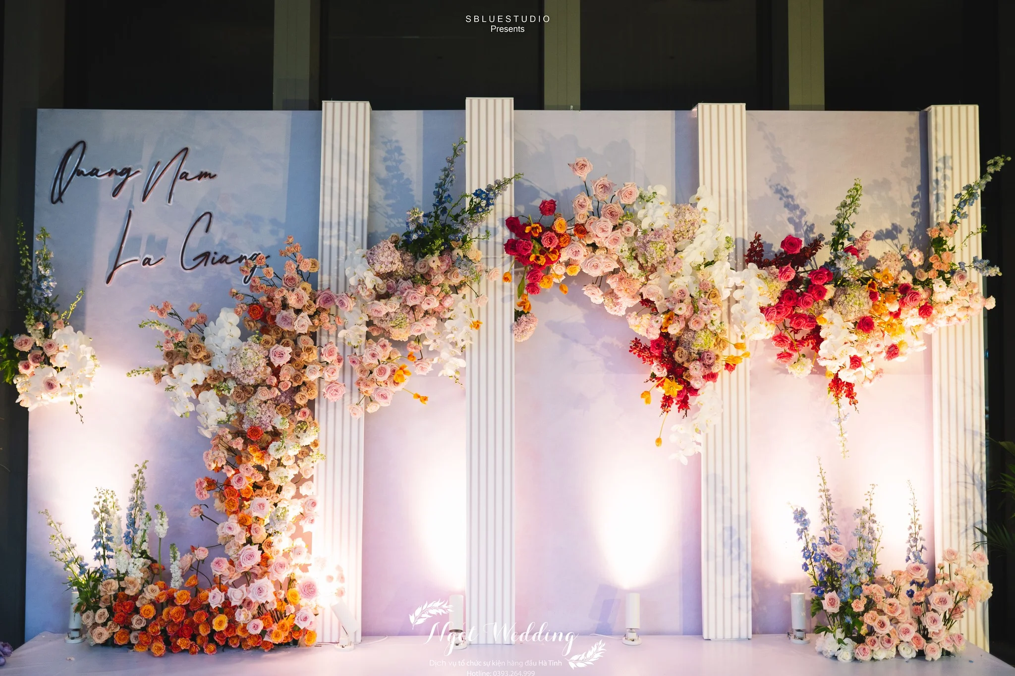 Backdrop chụp ảnh khách sạn Hà Tĩnh