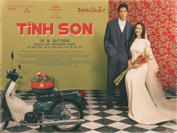 phong cách đám cưới Vintage