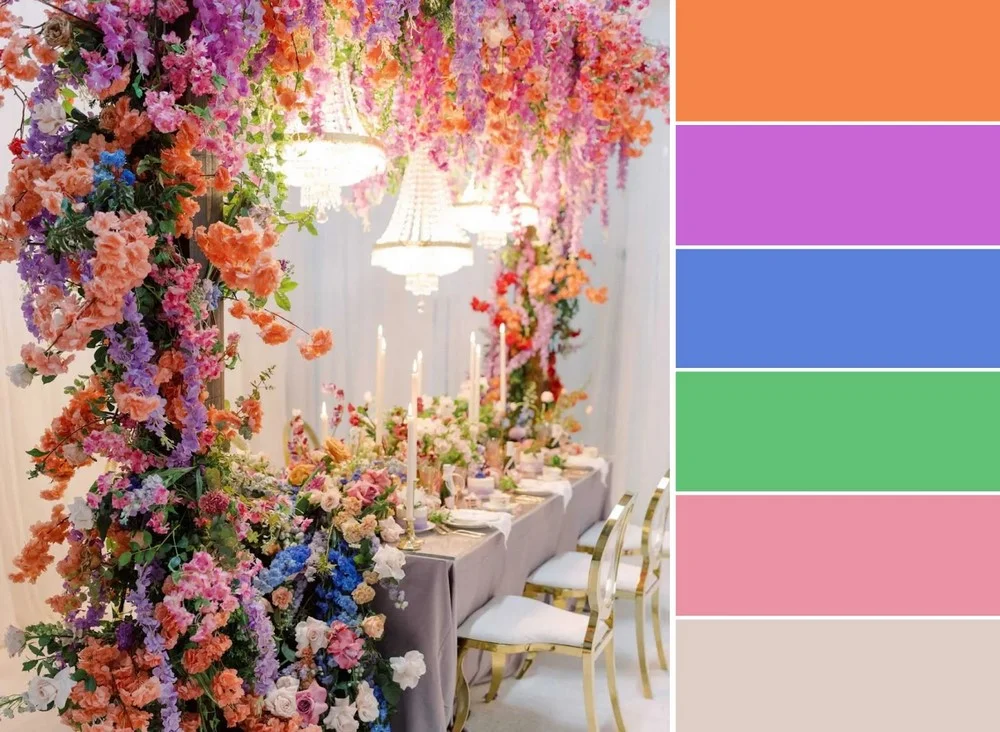 phong cách đám cưới maximalism