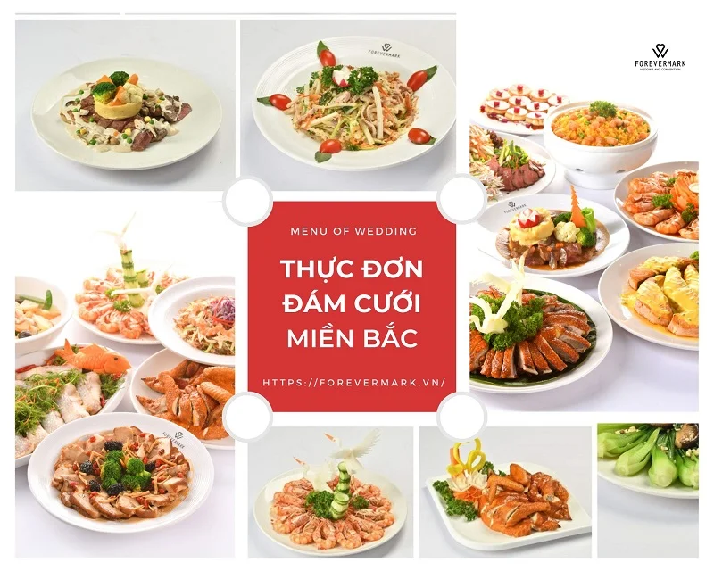 thực đơn đám cưới miền bắc