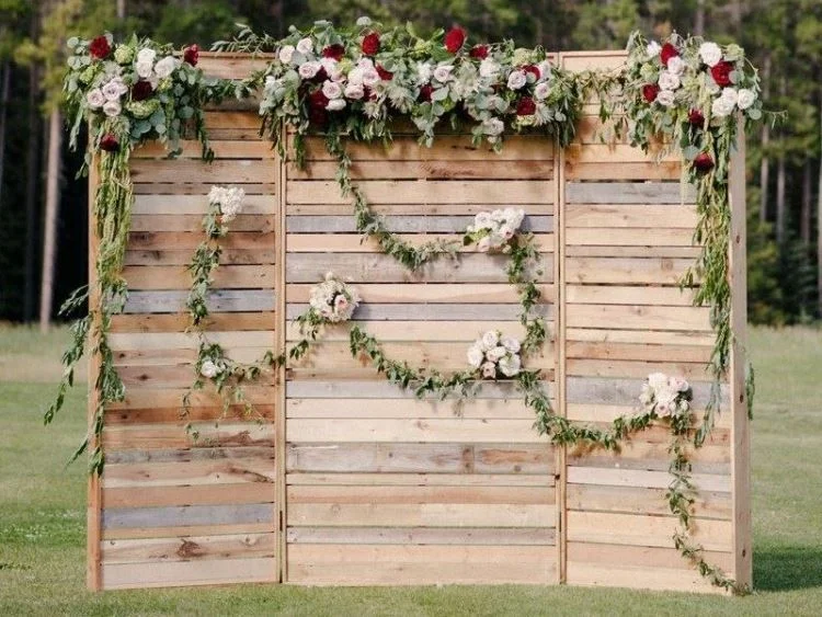 backdrop handmade gỗ