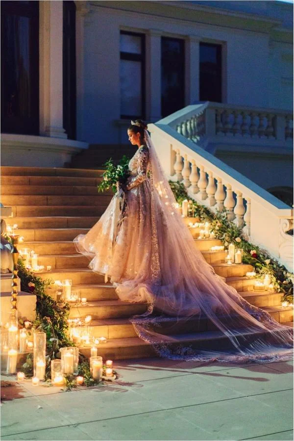 Ý tưởng chiếu sáng đám cưới