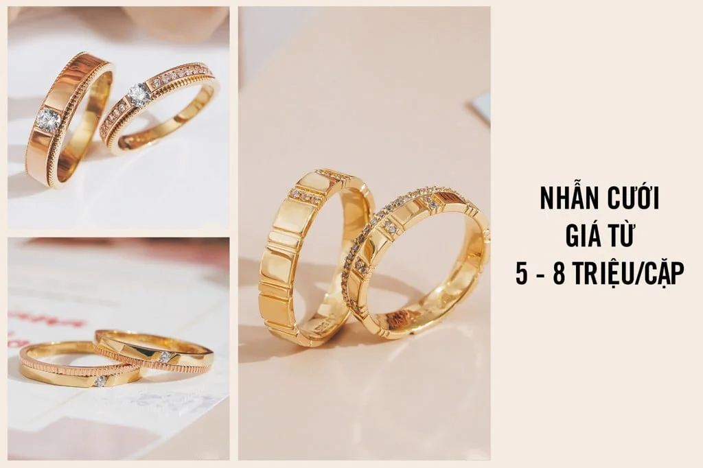 tham khảo giá nhẫn phù hợp