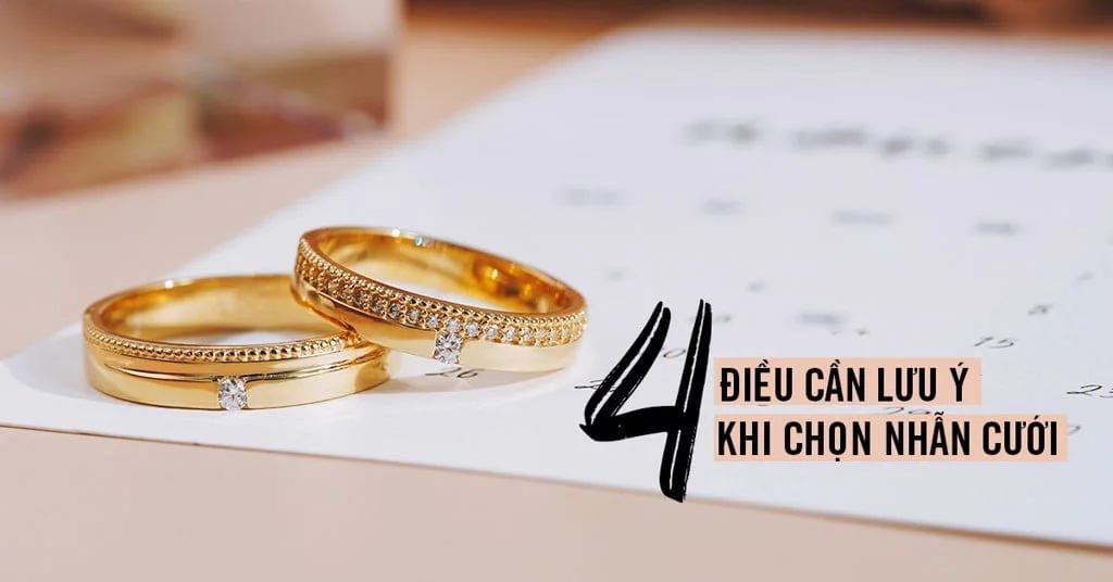 4 bí quyết chọn nhẫn cưới
