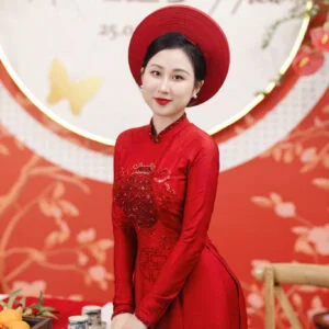 Trang trí ăn hỏi tone đỏ Hà Tĩnh