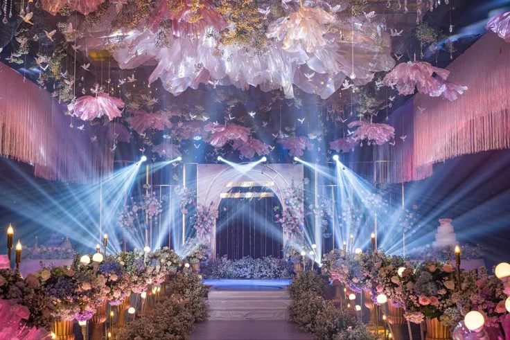 Toàn cảnh rạp cưới VIP cao cấp được trang trí bởi Ngọt Wedding Hà Tĩnh