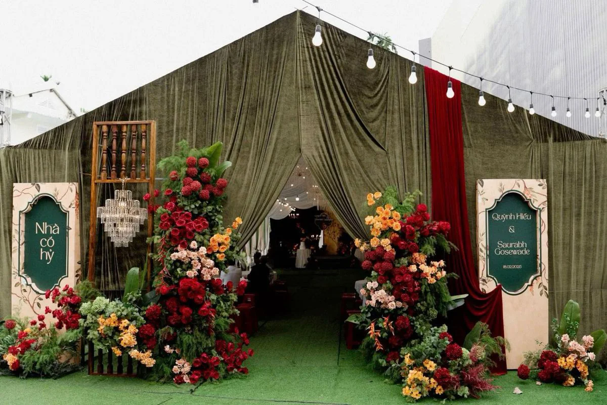 Ngọt Wedding dựng rạp cưới sang trọng phong cách hiện đại tại Hà Tĩnh